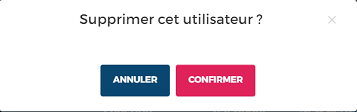 Paris Asso - supprimer utilisateur